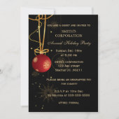 Elegante zakelijke uitnodigingen voor kerstfeest (Voorkant)