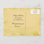 elegante zakelijke vakantie Groeten Briefkaarten (Achterkant)