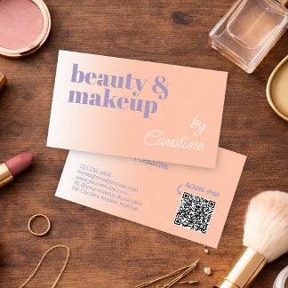 Elegante Zakelijke Visagist Viskaartje Visitekaartje