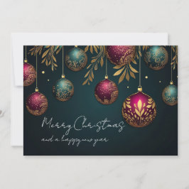 Elegante zakelijke zakelijke kerstvakantie Kaart