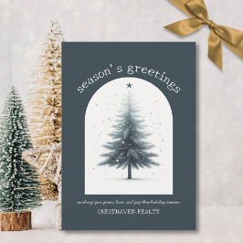 Elegante zakelijke zakelijke kerstvakantie Kaart