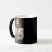 Elegante zakenvrouw Mok - Stijlvol cadeau voor vro (Voorkant links)