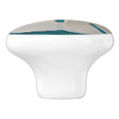 Elegante zanddollars kustdecoratie  keramische knop (Zijkant)