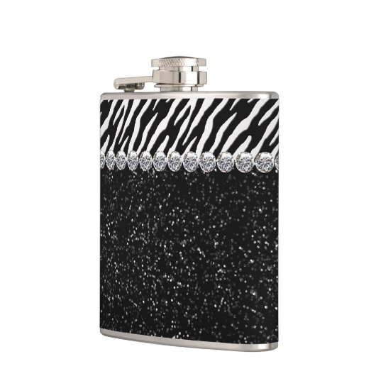 Elegante Zebra Heupfles (Links)