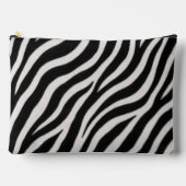 Elegante zebra patroon accessoire tas stijlvolle o (Voorkant)