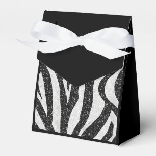 Elegante zebraprint cadeaudoos bedankdoosjes