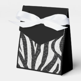 Elegante zebraprint cadeaudoos bedankdoosjes