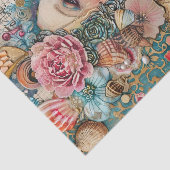 ELEGANTE ZEEMEERMIN DECOUPAGE TISSUEPAPIER (Detail)