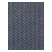 Elegante Zeemeermin Marine Metallic Gold Theme Par Tafelkleed (Voorkant)