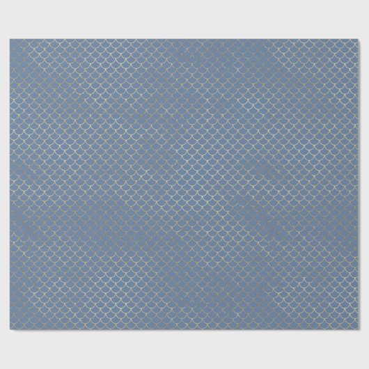 Elegante zeemeermin schaal oceaan onder het Zee pa Cadeaupapier (Vlak)