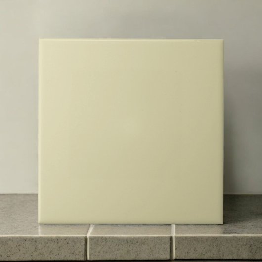 Elegante zeer zachte gele moderne monochrome minim tegeltje