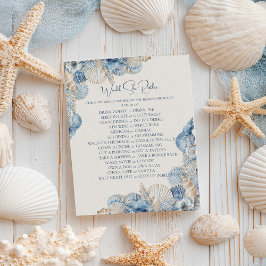 Elegante Zeeschelp Zou Ze Liever Bruiloft Feest