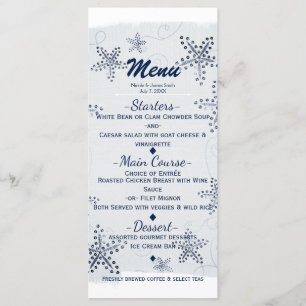 Elegante Zeester & Lovertjes Blauwe Strandfeest Me Menu