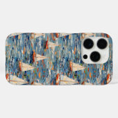 Elegante zeilboot schilderij - Nautische esthetiek Case-Mate iPhone Case (Achterkant (horizontaal))