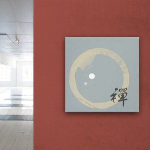 Elegante Zen Canvas Afdruk
