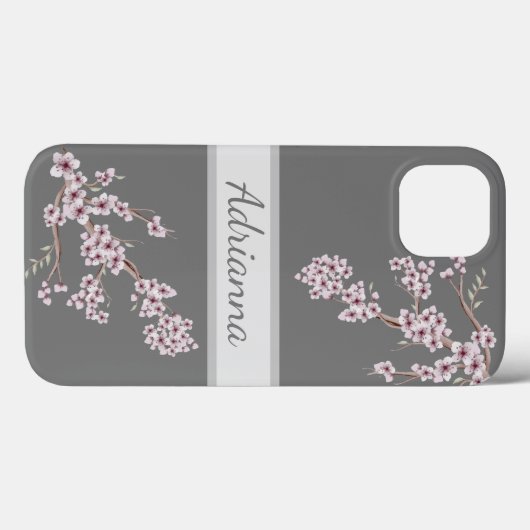 Elegante Zen Cherry Blossom Charm Pink Case-Mate iPhone Case (Achterkant (horizontaal))