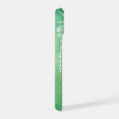 Elegante  Zen Mandala Rosette Groene tinten iPhone 15 Case (Rechterkant)