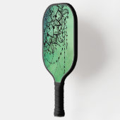 Elegante  Zen Mandala Rosette Groene tinten Pickleball Paddle (Links)