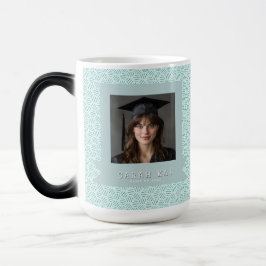 Elegante zeshoekige print cadeau voor hem afgestud magische mok