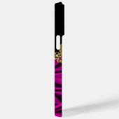 Elegante zijde Rich Roze Goud zwart Case-Mate iPhone Case (Achterkant / Rechts)