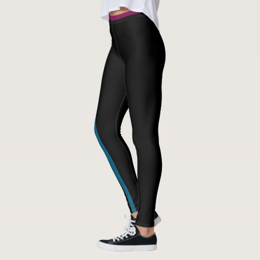 Elegante zijstrepen voor moeiteloze stijl Legging (Links)