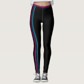 Elegante zijstrepen voor moeiteloze stijl Legging (Voorkant)