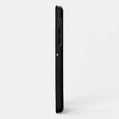 Elegante Zilveren B Letter Monogram Case-Mate iPhone Case (Achterkant/links)
