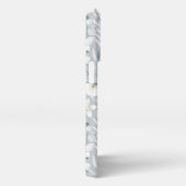 Elegante zilveren dollar Eucalyptus iPhone Hoesje (Rechterkant)