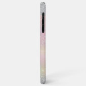 Elegante zilveren glitter gouden regenboog abstrac Case-Mate iPhone case (Achterkant/links)
