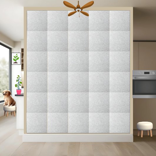 Elegante zilveren glitter Sparkle keramische Tegel Tegeltje