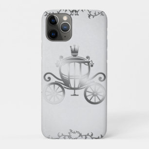 Elegante Zilveren Koets Sprookjesboek Witte Prinse Case-Mate iPhone Case