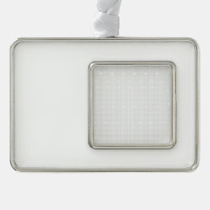 Elegante Zilveren Lijst Gepersonaliseerde Kerstv Verzilverd Omlijst Ornament