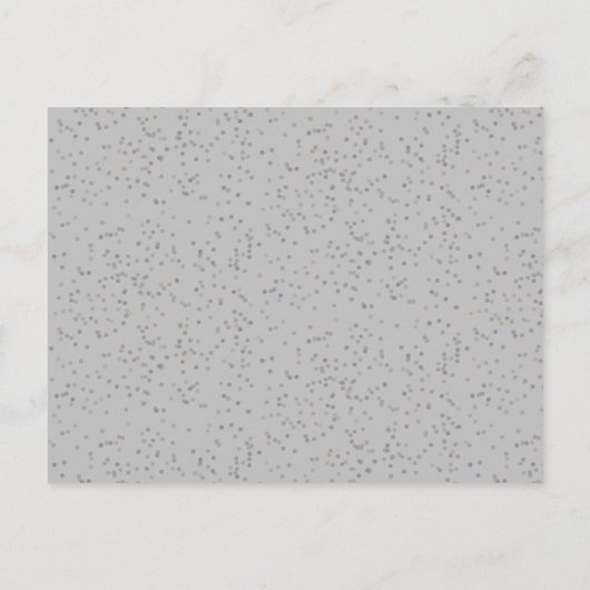 Elegante Zilveren Sterrenstof Doopsel Doop Uitnodiging Briefkaart (Achterkant)