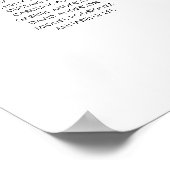 Elegante zitplaatsindeling voor 9 tafels poster (Hoek)
