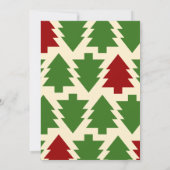 Elegante zoete Kerst uitnodiging (Achterkant)