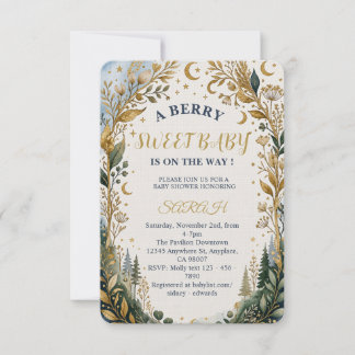 Elegante Zoete Uitnodiging voor Babyfeest"
