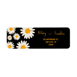 Elegante zomer Daisy Floral romantisch gepersonali Etiket