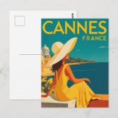Elegante zomer in Cannes Briefkaart (Voorkant / Achterkant)