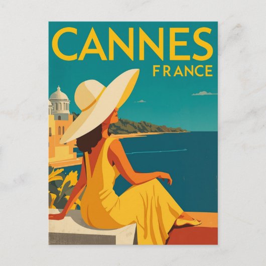 Elegante zomer in Cannes Briefkaart (Voorkant)