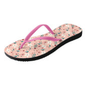 Elegante zomer schattig froral roze teenslippers (Schuin)