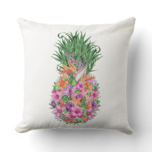 Elegante zomer tropische bloemenananas