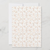 Elegante Zomer Tuin Bloemige Save The Date Kaart (Achterkant)