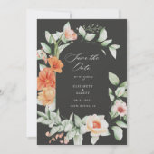 Elegante Zomer Tuin Bloemige Save The Date Kaart (Voorkant)