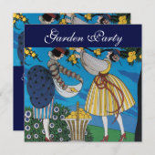 ELEGANTE ZOMER TUINPARTY KAART (Voorkant / Achterkant)