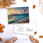 Elegante Zomer Zonsondergang Tropisch Strand Bruil Briefkaart