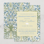 Elegante zomerbloemen - Afstuderen Kaart (Voorkant / Achterkant)