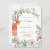 Elegante zomertuin bloemig Vrijgezellenfeest uitno Kaart (Voorkant)