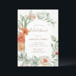 Elegante zomertuin bloemig Vrijgezellenfeest uitno Kaart<br><div class="desc">Ons "Elegant Summer Garden" collectie heeft weelderige waterverf zomerbloemen in oranje en roze tinten gecombineerd met een elegant script. Producten die in dit collectie worden weergegeven, zijn voor elke gelegenheid beschikbaar. Als u aangepaste eisen voor kleur of andere producten hebt, neem dan gerust contact met mij op via de winkel...</div>