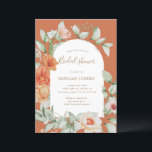 Elegante zomertuin bloemig Vrijgezellenfeest uitno Kaart<br><div class="desc">Ons "elegante zomertuin"-collectie is voorzien van een elegante waterverf zomerbloem in oranje en roze tinten in combinatie met elegant schrift. De producten met deze functie zijn altijd beschikbaar en als u een aangepaste vraag hebt naar kleur of als andere producten contact met mij kunnen opnemen via de chat of e-mail...</div>