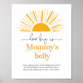 Elegante zon hoe groot is het poster van het mammi (Voorkant)